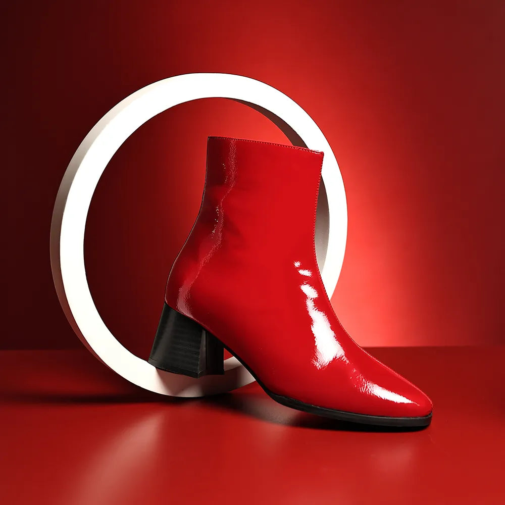 High Ankle Calf Boots For Women